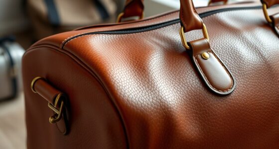 luxury leather travel bags