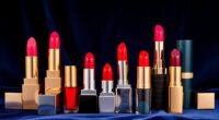 luxury lipstick collection showcase