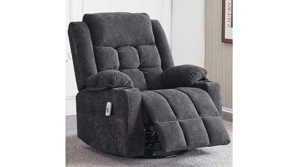 luxury massage recliner with usb
