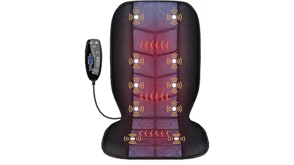 massage chair pad features
