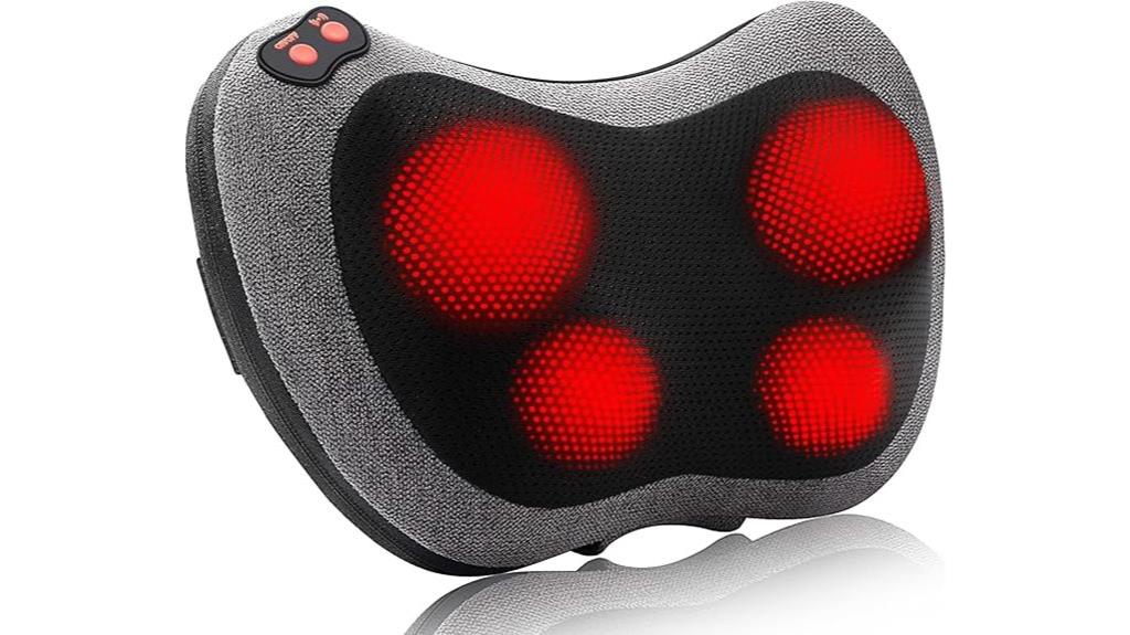 massage device with heat