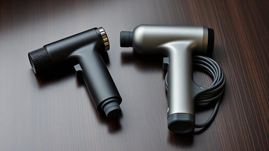 massage gun power options