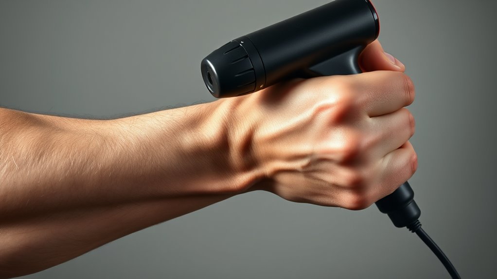 massage guns enhance forearm recovery