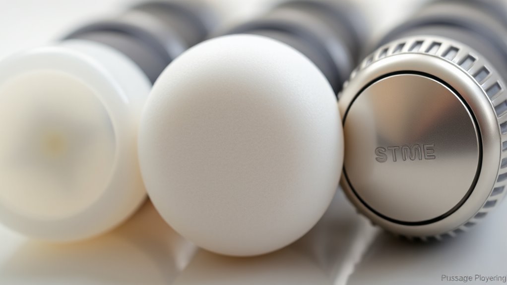 massage head material comparison