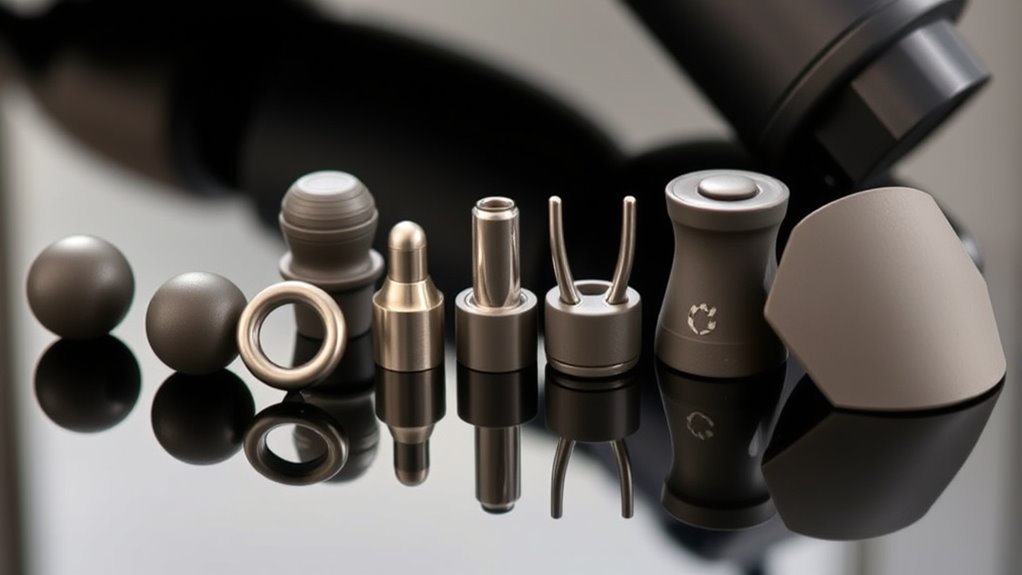 massage head type functions