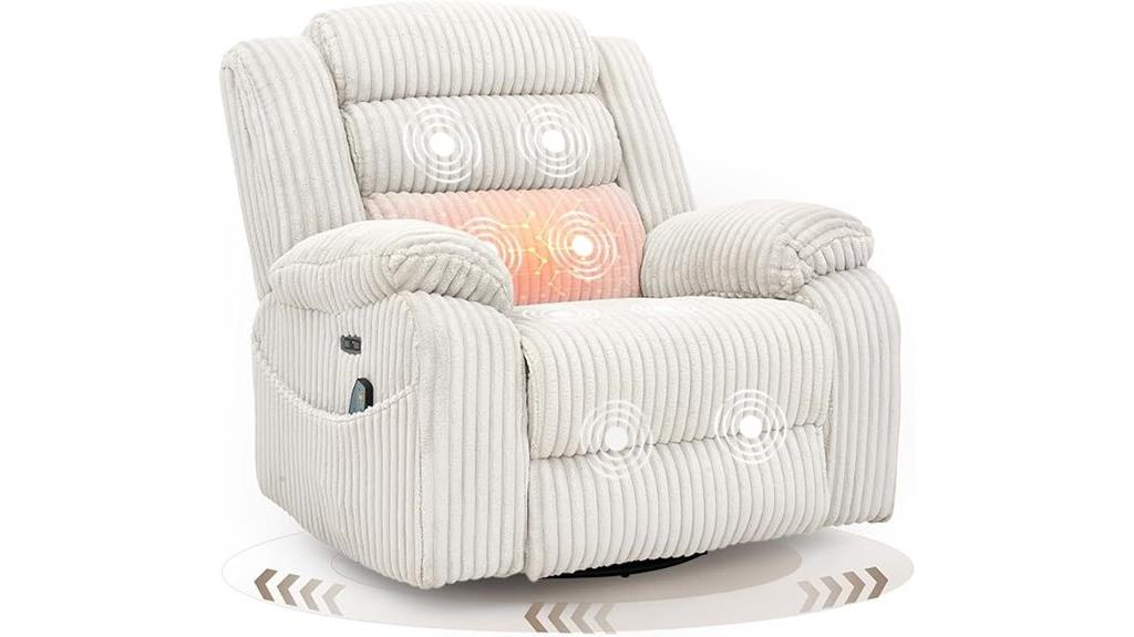 massage heat usb ports