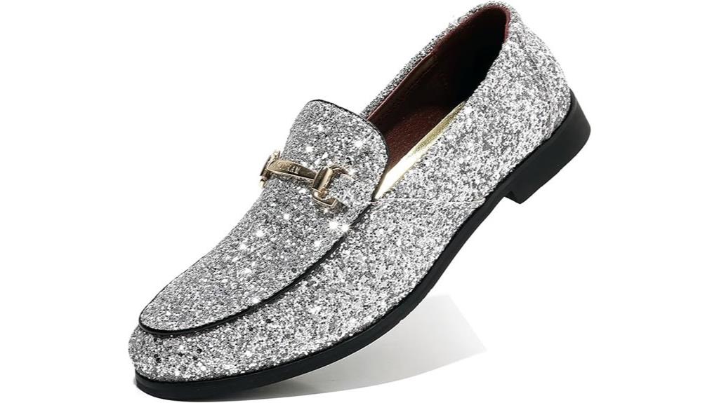 men s glitter dress shoes