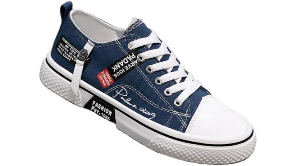 men s large canvas sneakers
