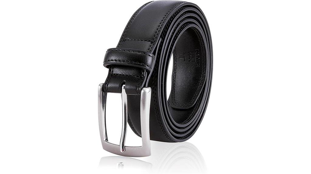 men s leather dress belt