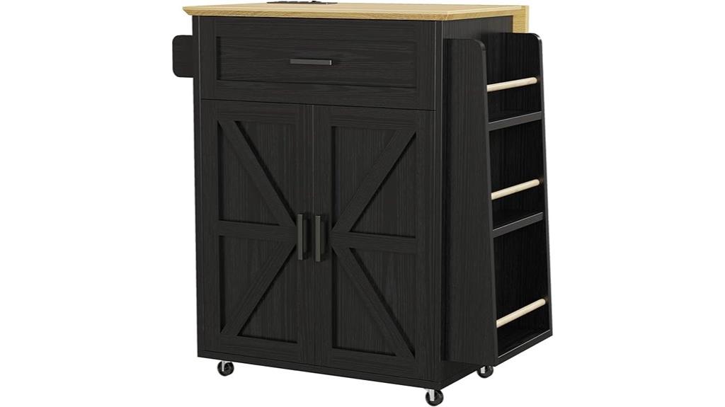 mobile kitchen island cart