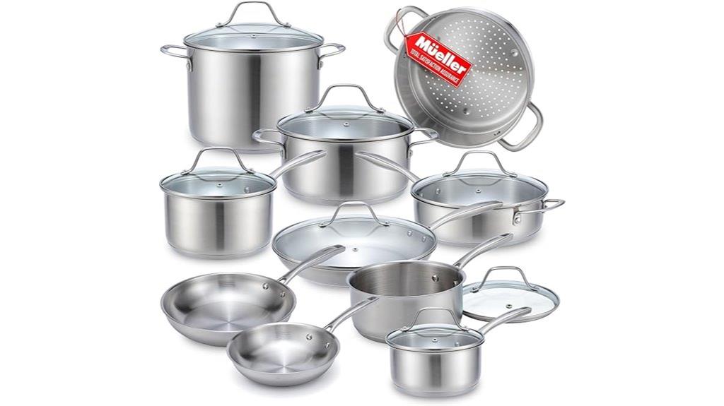 mueller 17 piece cookware