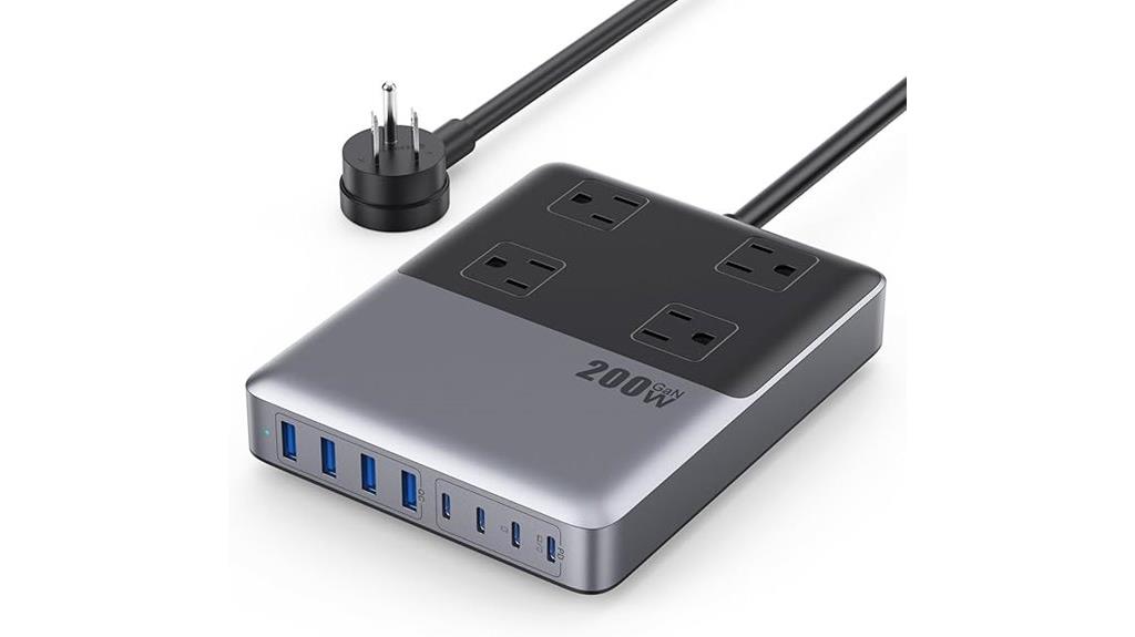 multi port gan charging station