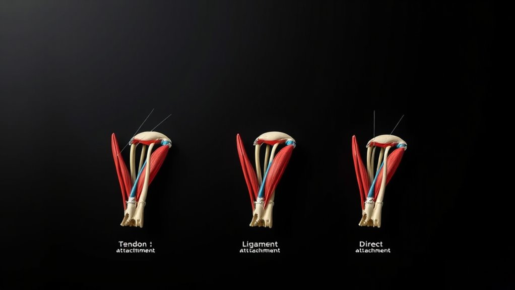 muscle attachments and movement