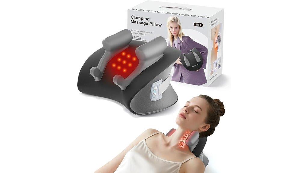 neck massage with heat