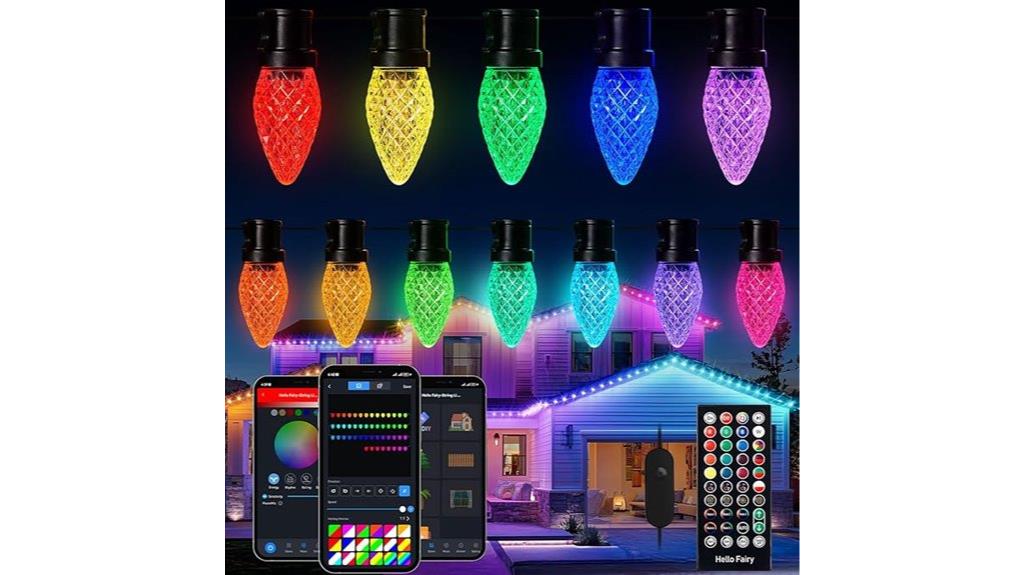 outdoor rgb christmas lighting