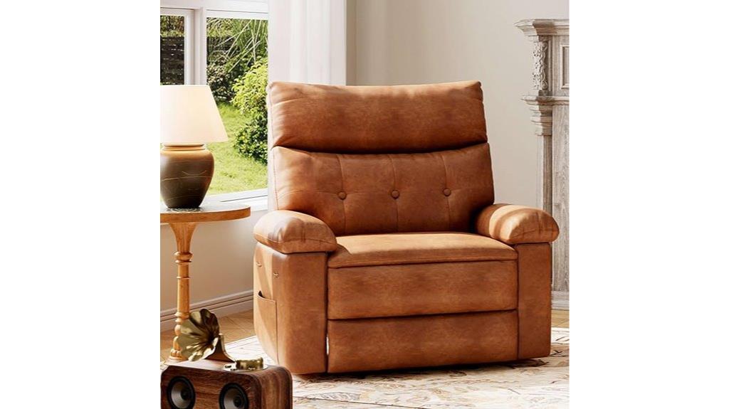 oversized heated massage recliner