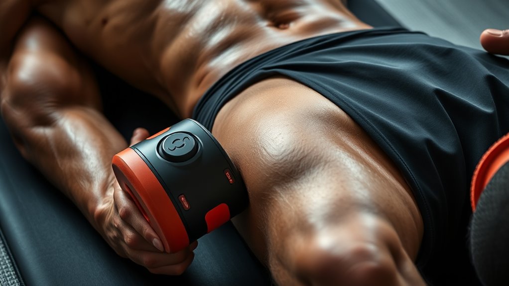 percussion therapy for stunt performers