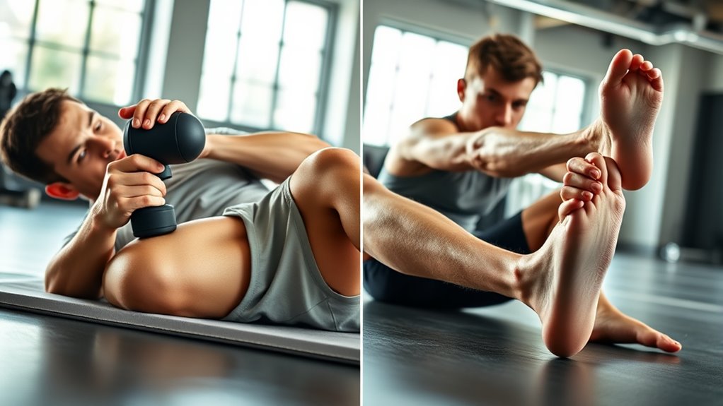 percussion therapy versus stretching