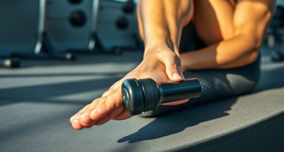 percussive foam rolling routine