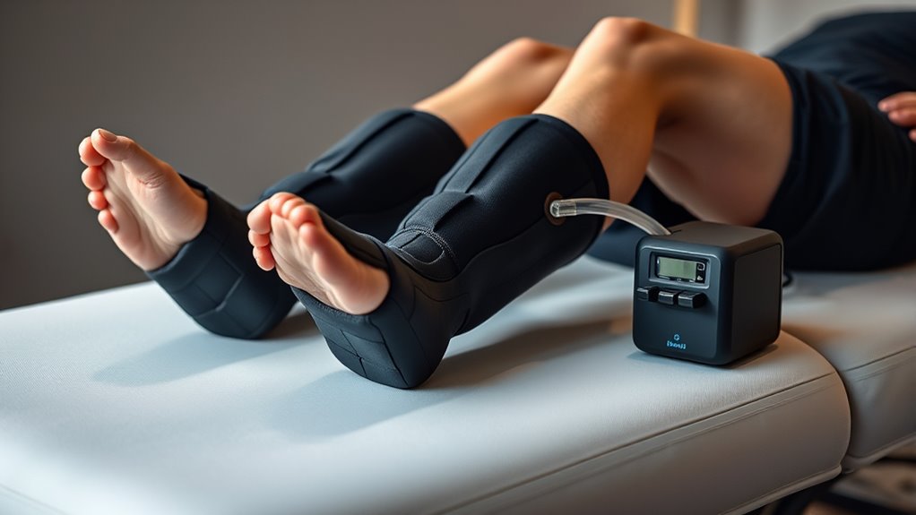 pneumatic compression enhances recovery