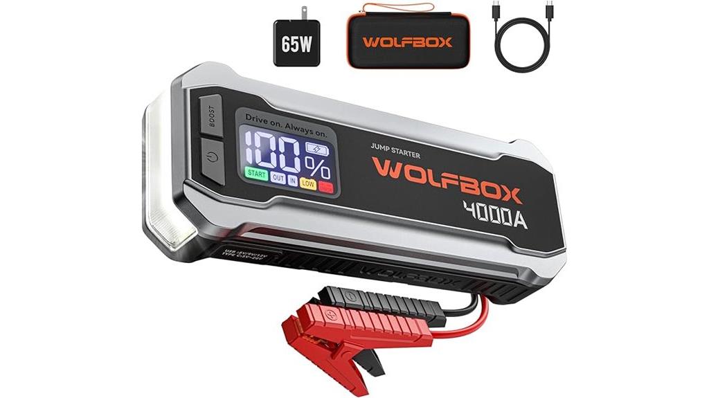 powerful car jump starter