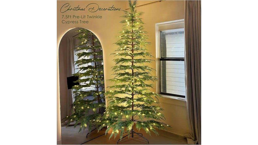 pre lit 7 5 ft cypress