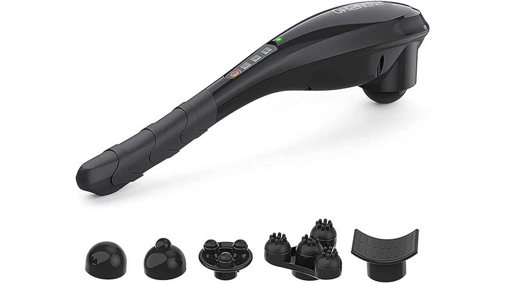 rechargeable handheld back massager