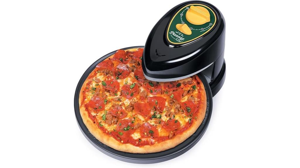 rotating countertop pizza oven