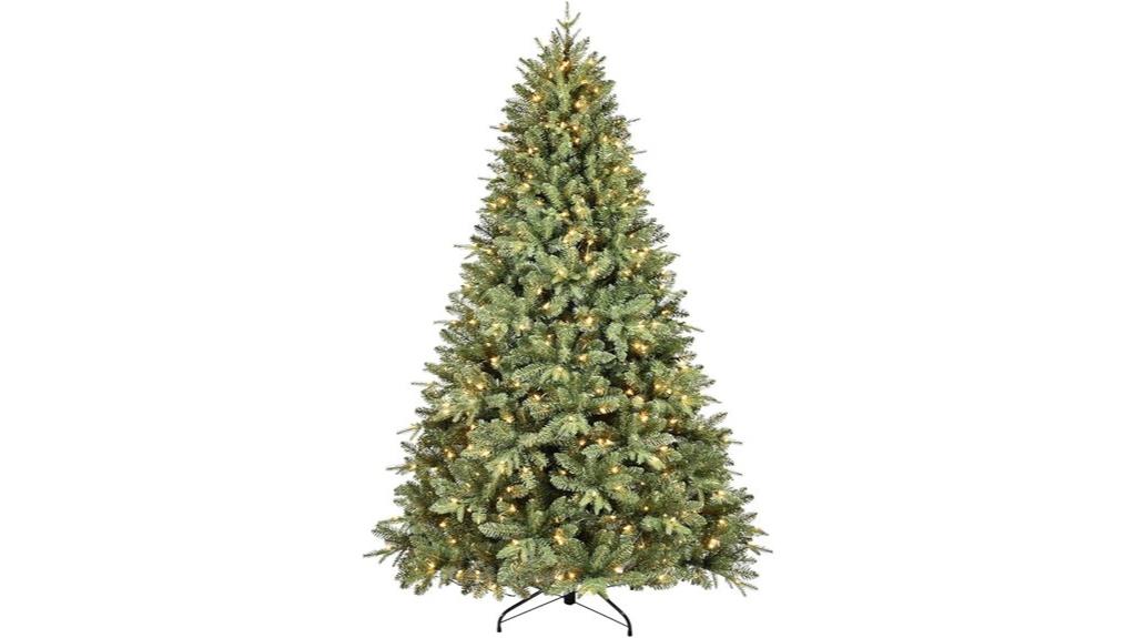 six foot lit artificial tree