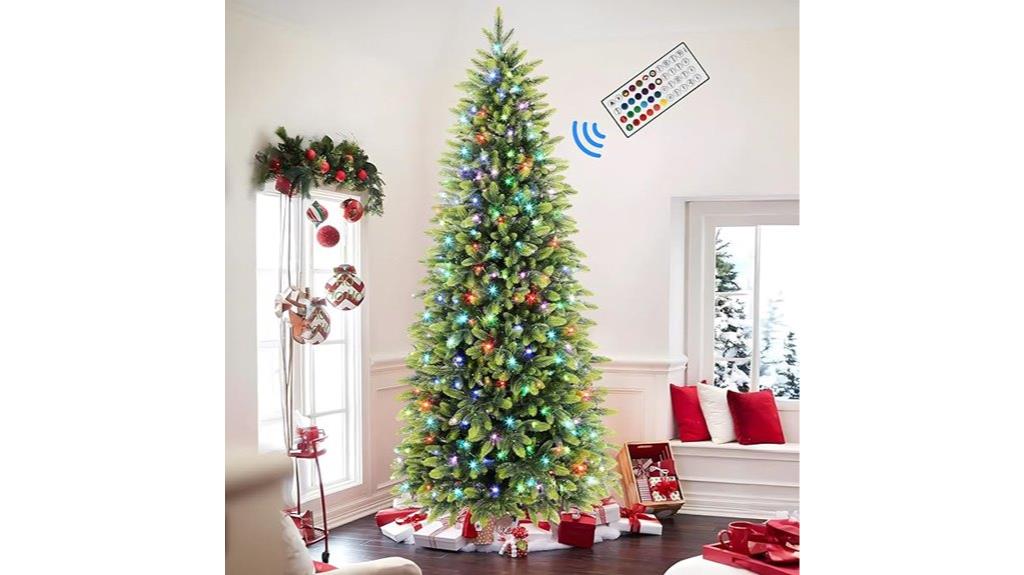 six foot pre lit pine