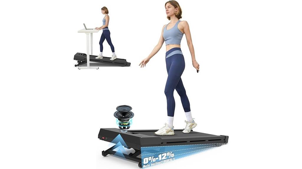 smart walking treadmill features