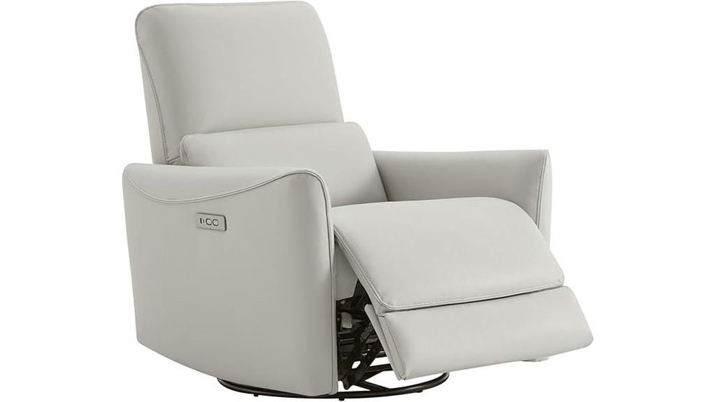 swivel recliner with glider