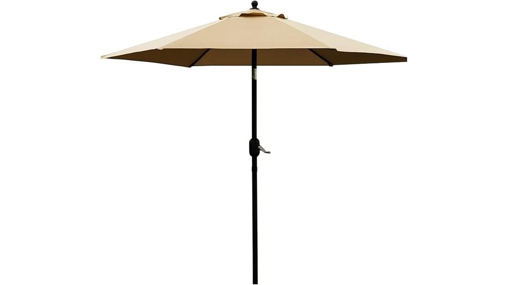 tilt and crank umbrella