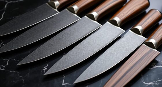 top carbon steel damascus sets