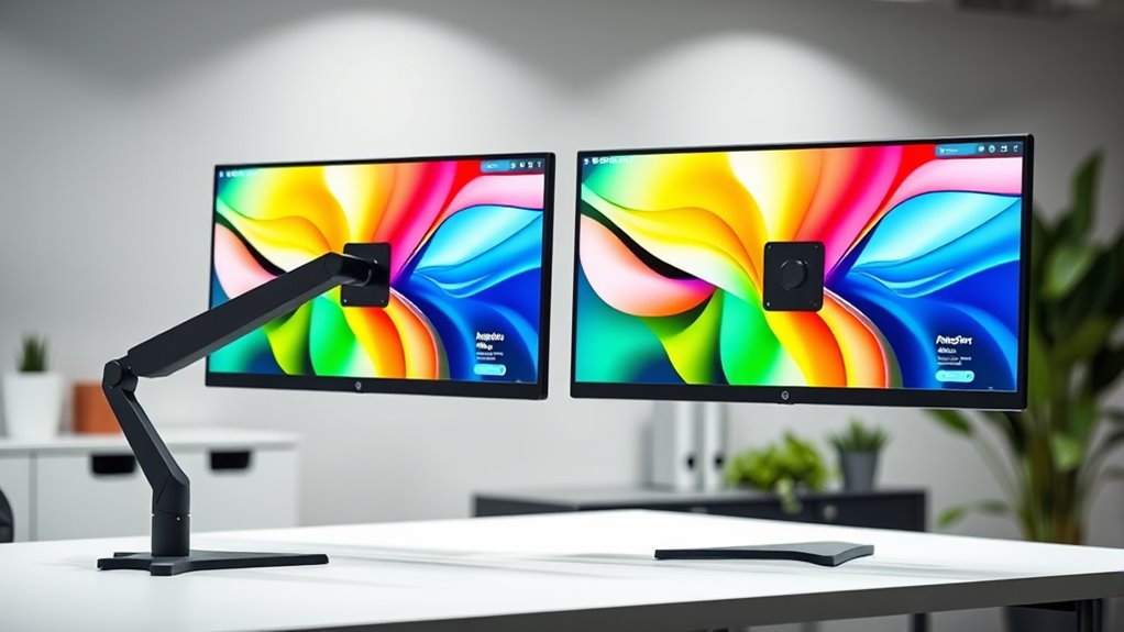 top dual monitor arm picks