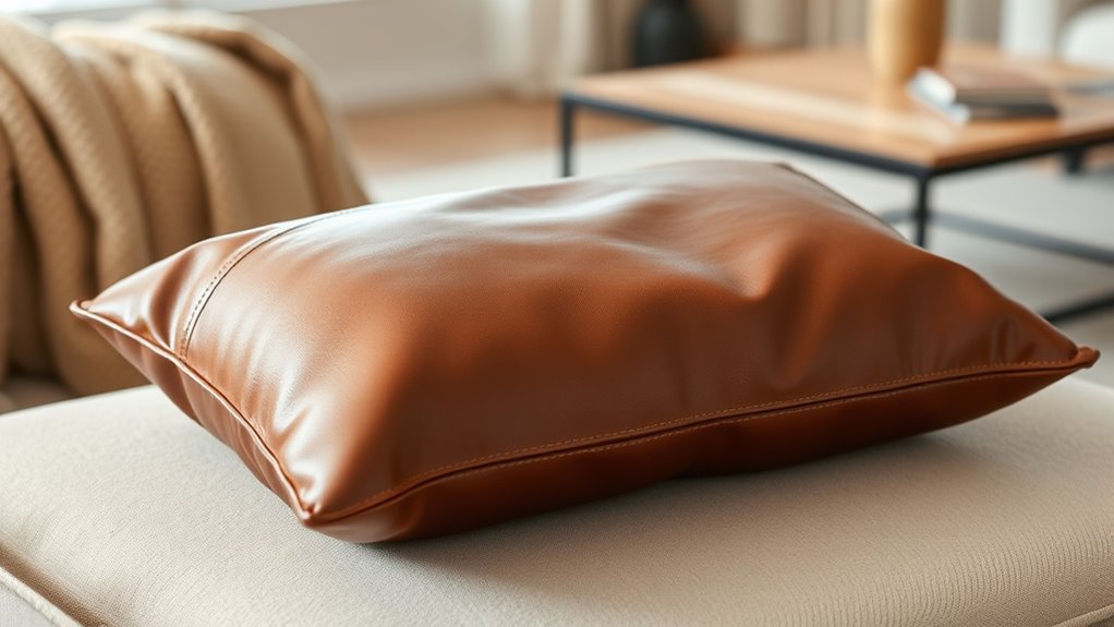 top leather headrest pillows