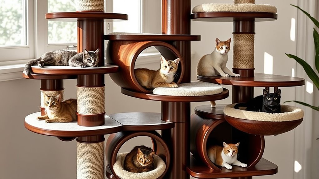 top luxury cat climbing structures