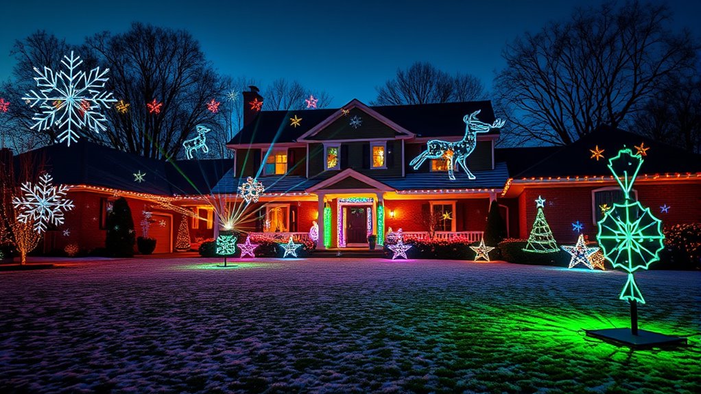 top outdoor holiday light projectors