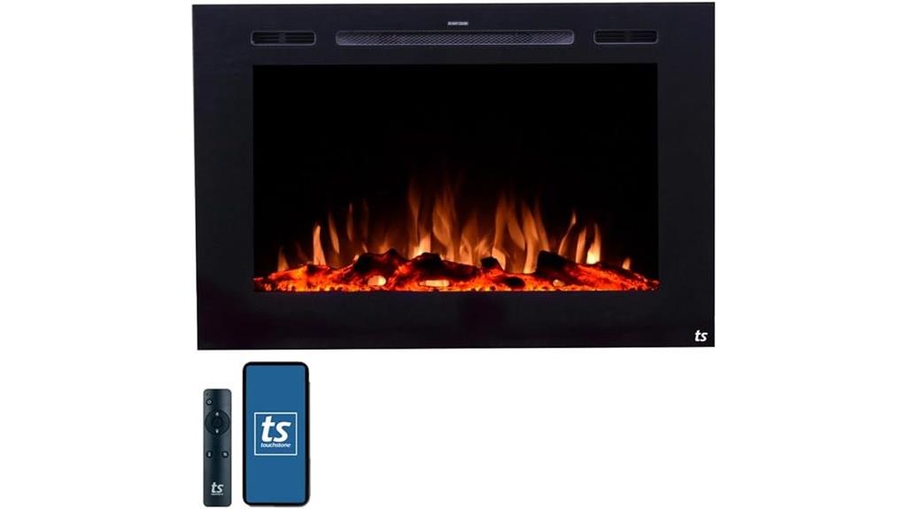 touchstone forte electric fireplace