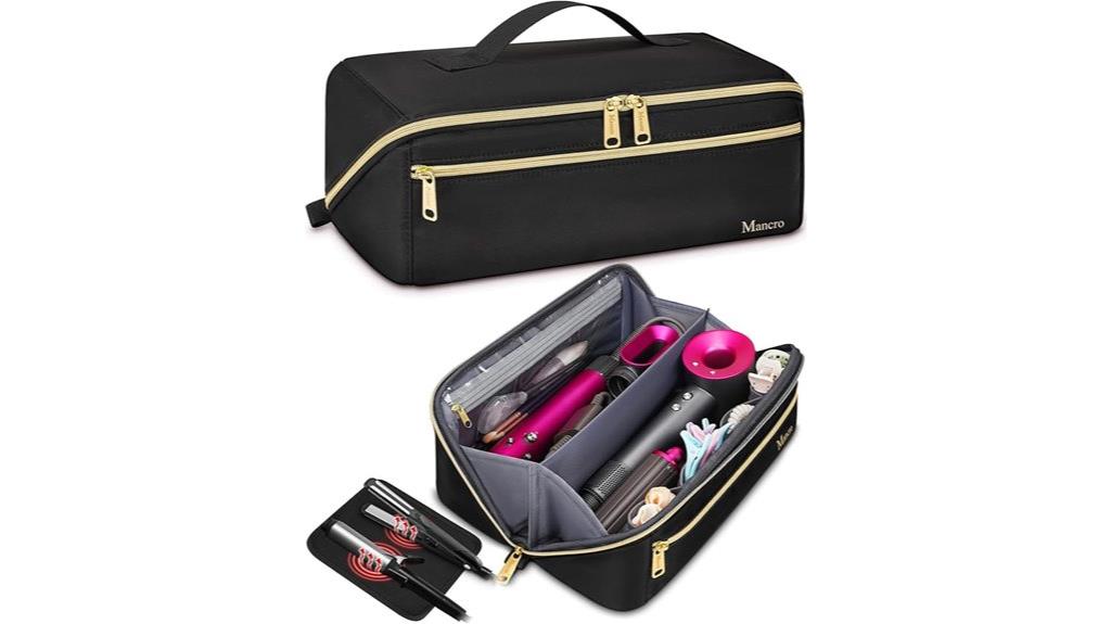 travel hair tools organizer
