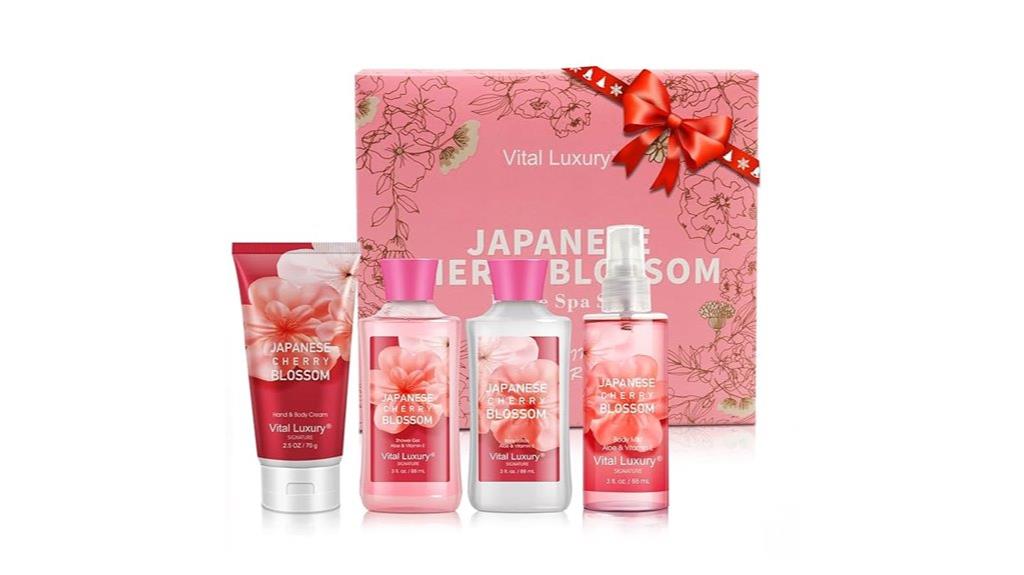 travel size spa gift set
