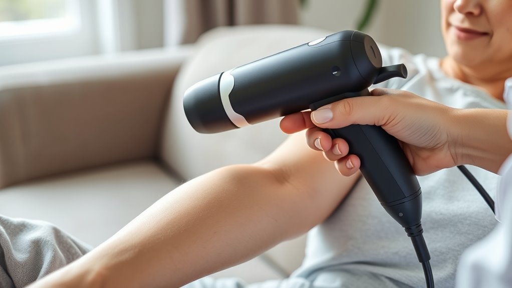 use massage gun cautiously