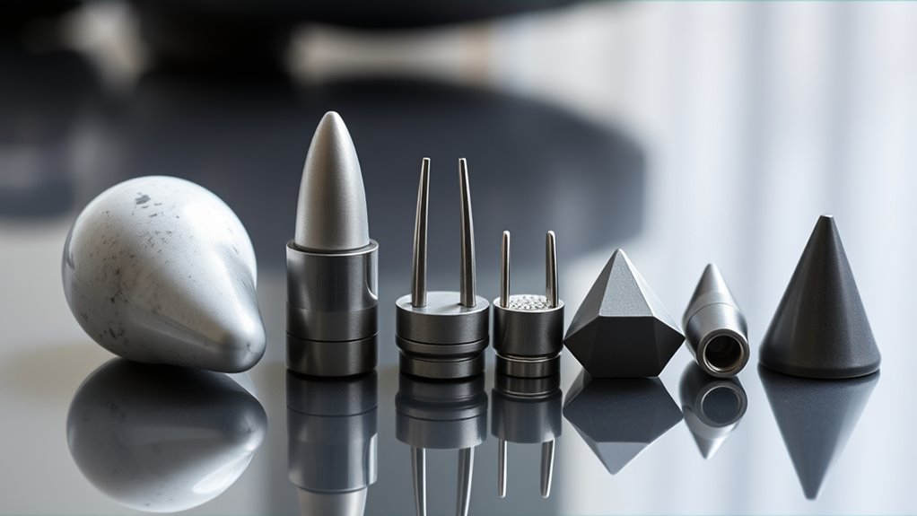 variety of massage heads