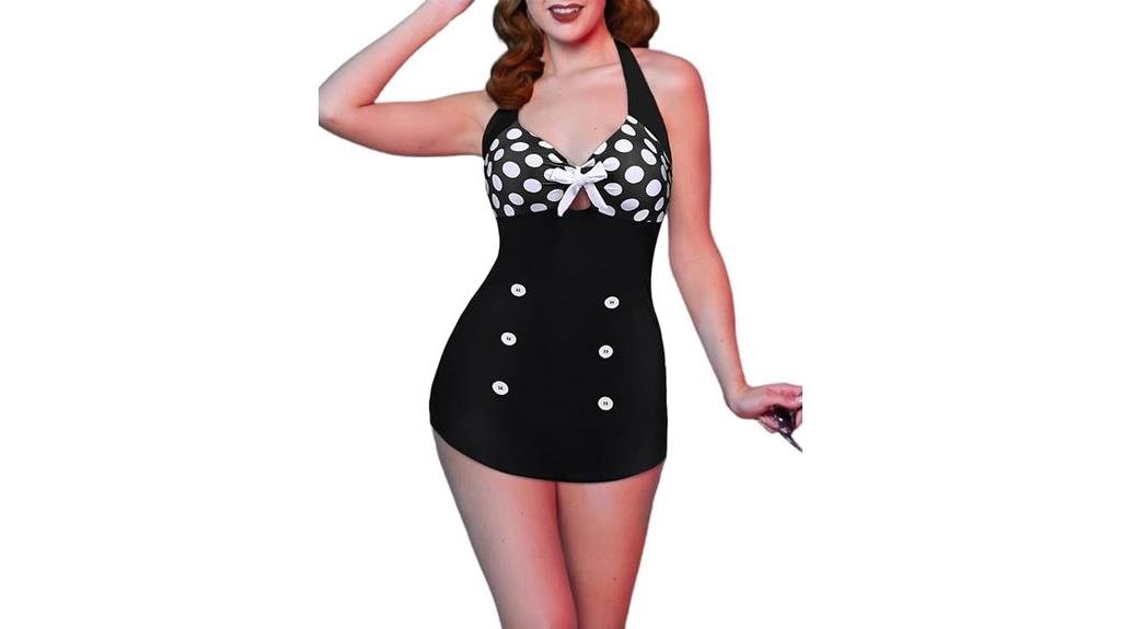 vintage stripe one piece