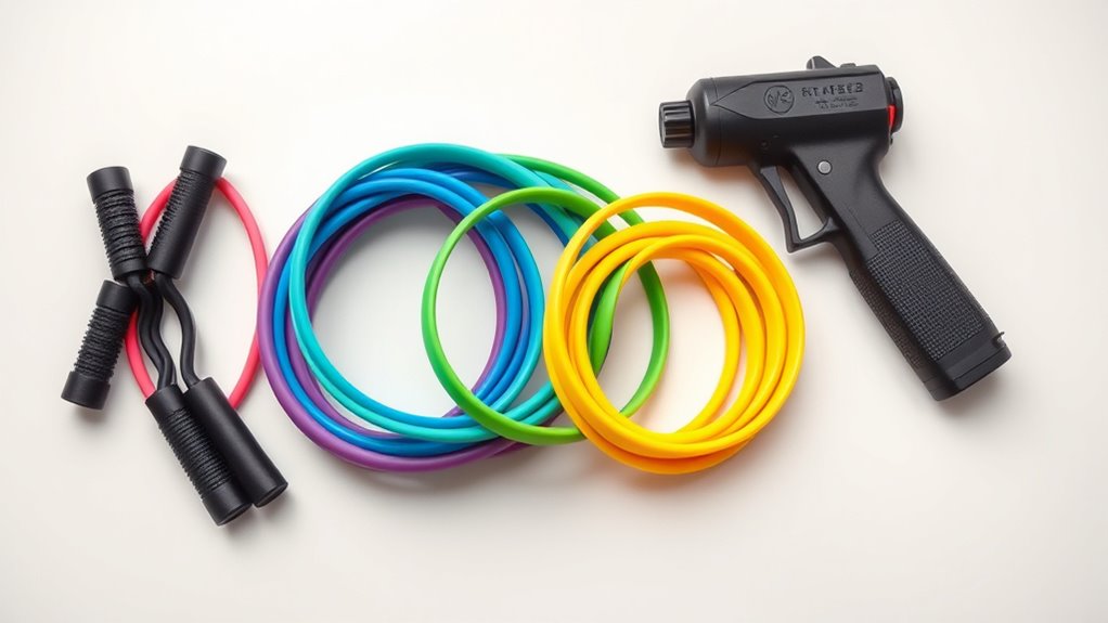 warm up with resistance bands