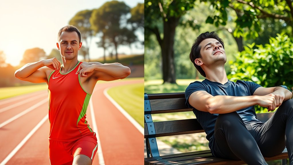warmup energizes recovery relaxes