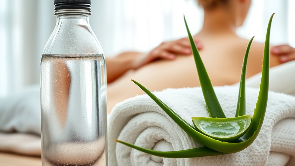 water enhances massage benefits