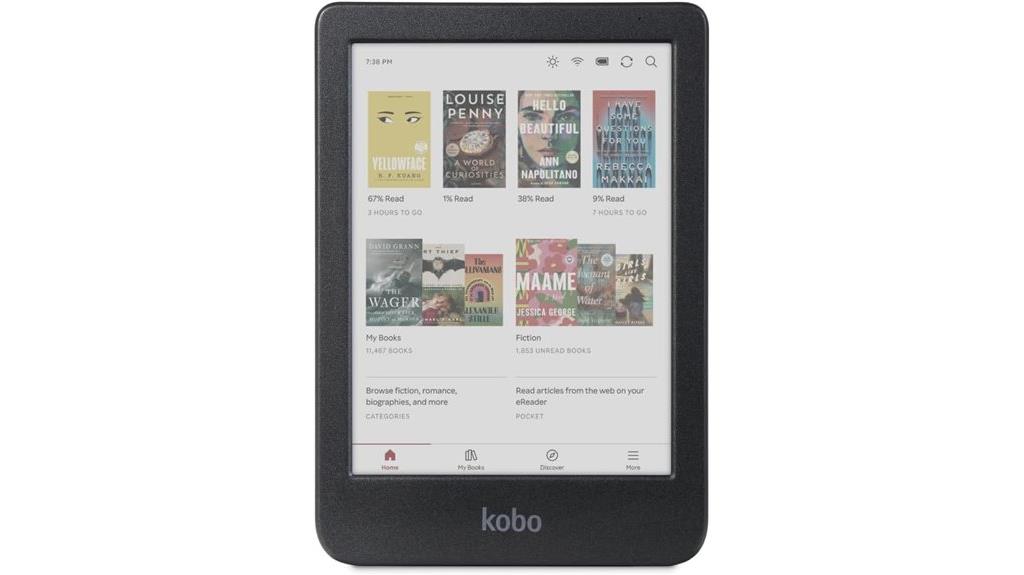 waterproof 16gb color e reader