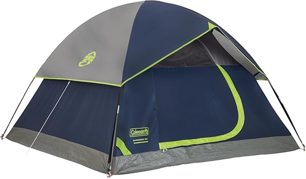 waterproof dome camping tent