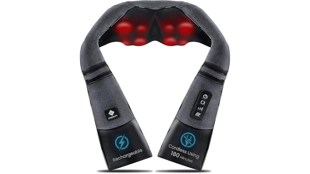 wireless heat neck massager